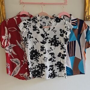 NWOT: BUNDLE OF 3 BLOUSES